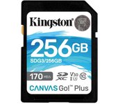 Kingston Canvas Go! Plus SD 256GB class 10 U3 V30