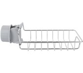 Estante de almacenamiento de grifo de fregadero de acero inoxidable Esponja de cocina Cesta de drenaje hueca Soporte para jabón