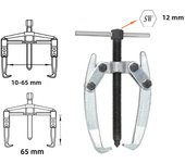 Bearing Gears Puller Jaw Puller Pump Pulley Remover for Automotive Flywheel, Bicycle Motorcycle Wheel Sturdy Hand Repair Tool