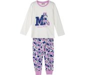CERDÁ LIFE'S LITTLE MOMENTS - Pijama Largo Single Jersey Minnie Licencia Oficial - Pijama Largo Suave y Cómodo para Dormir - Pijama Talla 4A