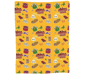 Bugsnax Fan Art Scorched Gorge Blanket Soft Warm Flannel Throw Blanket Cover for Bed Living room Picnic Travel Home Sofa
