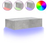 vidaXL Mueble para TV con luces LED 60x35x15,5 cm, Mueble de Salon, Mueble TV, Mueble TV salon, Mesa de TV, Mueble tele