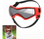 Protección ulviololeta DE LAS Gafas del perro para el perro Pequeño a Mediano DE LA Raza, Vidrios antiniebla a prueba de Viento de la motocicleta Del Perro