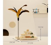 Wooden 2/3 Levels Pet cat Toy Tower Tracks Disc cat Intelligence Amusement Triple Play Disc Cat toys ball Training Toys