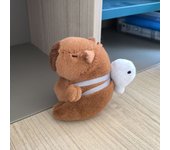 10-13cm Kapibala Capybara Keychain Car Couple Backpack Pendant Bag Hanging Cute Pink Capibala Capybara Plush Keychain Doll