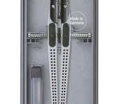 FABER COMPAS FABER CASTELL AJUSTE RAPIDO GRIP PLATEADO GRIP 2001 226x80x22 Cms.