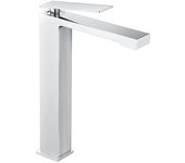 Imex Pisa BDP048-3 grifo monomando alto para lavabo latón acabado cromado