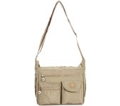 Bolso Bandolera de tela impermeable tipo Kipling con 4 cremalleras,tamano mediano,bolso viaje pequeno,bolso para cruzas 32X25X13CM