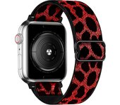 Soft Nylon Loop Elastic Buckle Strap For Apple Watch SE Band 40mm44mm Series 8/7/6/5/4 iWatch Leopard Watchband Bracelet 41/45mm