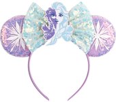Newest Disney Mickey Mouse Ears Headband Kid Adult Festival Party Sequins 5" Bow Headband Women Baby Girl Party Hair Accessories