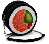 Oh My Pop Maki Sushi Shoulder Bag, Black