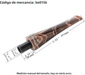 1pc tobacco pipe mouthpiece Brown acrylic pipe stem Curved or straight stem Tenon outer diameter 10.3mm Stem outer diameter 19mm