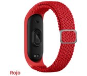 Bracelet for Mi band 7 6 Strap Elastic adjustable Nylon Braided Miband4 5 correa Wristband for xiaomi Mi band 4 3 5 6 7 strap