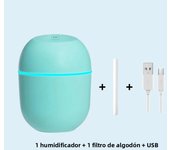 Portable USB Ultrasonic Air Humidifier Essential Oil Diffuser Car Purifier Aroma Anion Mist Maker with LED Lamp Romantic Light