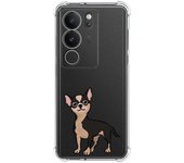 Funda Silicona Antigolpes para Vivo V29 5G diseño Perros 05 Dibujos