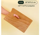 1 Pcs Wooden Palette,Oval And Square Solid Wood Panels,Suitable For Oil Painting,Gouache,Acrylic And Other Pigments