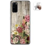 Tumundosmartphone Funda Gel TPU Personalizada Samsung Galaxy A41 Diseño Madera 08