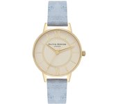 Olivia Burton Reloj Mujer Analogico Cuarzo con Correa de Piel sintética OB16WD82