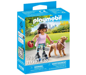 Figura Patinadora con Retriever Playmobil My Life (71739)