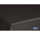 Mantel antimanchas resinado 1,40 x 1,40mt 50% alg 50% /pol. negro