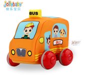 Jollybaby transporte educación temprana iluminación bebé regalo tela niños bebé coche modelo juguete coche