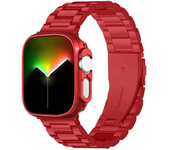 Stainless Steel Strap+Case for Apple Watch Band Ultra 2 49mm Metal Wristband Cover IWatch Series 9 8 7 45mm 41mm 44mm Bracelet