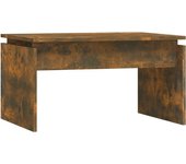 vidaXL Mesa de centro madera contrachapada 68x50x38 cm Blanco, Negro, Gris Mesita de Salón o Comedor o Auxiliar Mesa de Café Meuble Salón