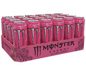 Monster Energy Ultra Rosa 24 - 8 x 500 ml  BEBIDA ENERGETICA  IDEAL PARA DEPORTE Y GAMING (NACIONAL)
