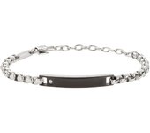 BREIL Colección TAG AND CROSS, Pulsera Hombre en Acero Coloreado, Ideas de Regalos para Hombre
