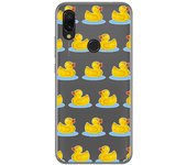 Tumundosmartphone Funda Gel Transparente para Xiaomi Redmi 7 diseño Pato Dibujos