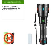 High Power 20000000LM White Laser Flashlight Fluorescent Light Rechargeable Torch Ultra Bright Lamp Tactical Lantern Waterproof
