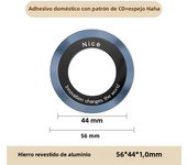 Ring Bracket For Magsafe Magnetic Plate Ring Universal Metal Sticker Support Wireless Charger Plate Sheet For Magnet Car Holder