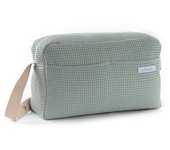 Mi Bollito – Bolso para carrito de bebé. Bolsa organizadora práctica, elegante y multifuncional de gran capacidad. Producto fabricado en España. (Verde) - FIJALO - Los mejores complementos para tu bebé.