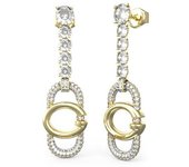 Guess Pendientes Mujer Earrings Oh My G De Acero Dorado