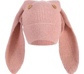 Gorro divertido de conejo, gorro de invierno, gorro de calavera cálido, gorro de esquí, gorro de punto, bonitos gorros de conejo con orejas largas