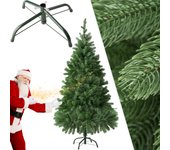 Tectake - Árbol de Navidad artificial con soporte metálico  Árbol de Navidad muy realista gracias al proceso de moldeado por inyección  Ramas resistentes pero moldeables  Larga durabilidad, materiales de gran calidad