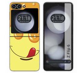 Tumundosmartphone Funda Carcasa Dura para Samsung Galaxy Z Flip 6 5G diseño Helado Vainilla Dibujos