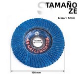 100/115/125mm Polishing Flap Disc Angle Grinder Sanding Wheel for Woodworking Sharpening Metal Deburring Rust Removal 1-2Pcs