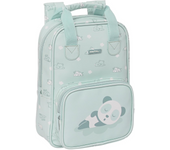 Mochila Infantil Con Asas Facil Limpieza Safta Preescolar "Dormilon" 20X28X8  (642358765)