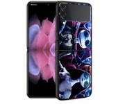 Jack Skellington Before Christmas PC Phone Case for Samsung Galaxy Z Flip4 Flip3 Flip Hard Dark Cover