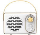 Altavoz Bluetooth retro - Altavoz retro - Bluetooth 5.0 - graves extra