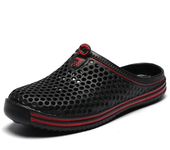 YRZL Mens Sandals Light EVA Summer Casual Shoes Hole Shoes Clogs Lovers Home Garden Outdoor Big Size 45 Male Beach Flat Slippers