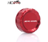 Motorcycle Aluminum Oil Tank Cap Cup Brake Fluid Reservoir Cover Fit For NINJA ZX-10R ZX10R ZX 10R 2009 2010 - 2014