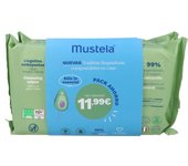 Mustela Triplo Toallitas Humedas 3x60 Uds