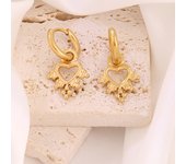316L Stainless Steel Heart Pendant Huggies Earrings for Women Drop Ear Ring Trend Oval Hanging Hoop Earring Female Jewelry Gifts