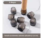 16/8/4Pcs Silicone Non-Slip Legs Pads Thick-soled Furniture Sofa Anti-noise Feet Cover Wood Floor From Scratches Protectors Mat