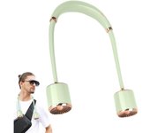 Ventilador de cuello recargable,Ventilador portátil personal, Aire acondicionado cuello, ventilador portátil refrigeración 360 °, bajo nivel ruido, 3 velocidades