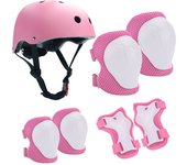 Juego de casco y protectores para niños de 3 A 10 años, de Bicicleta Cascos, Cascos de patineta para niños y niños, juego de rodilleras, coderas y muñequeras, para Cycling, patinaje sobre Ruedas y patineta Una variedad de colores disponible.