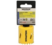 Corona sierra bimetal ø 41 mm. templado termico, base reforzada. corona madera, broca agujeros madera, acero, hierro, plasticos