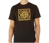 Camiseta de Manga Corta Vans  para hombre en color negro